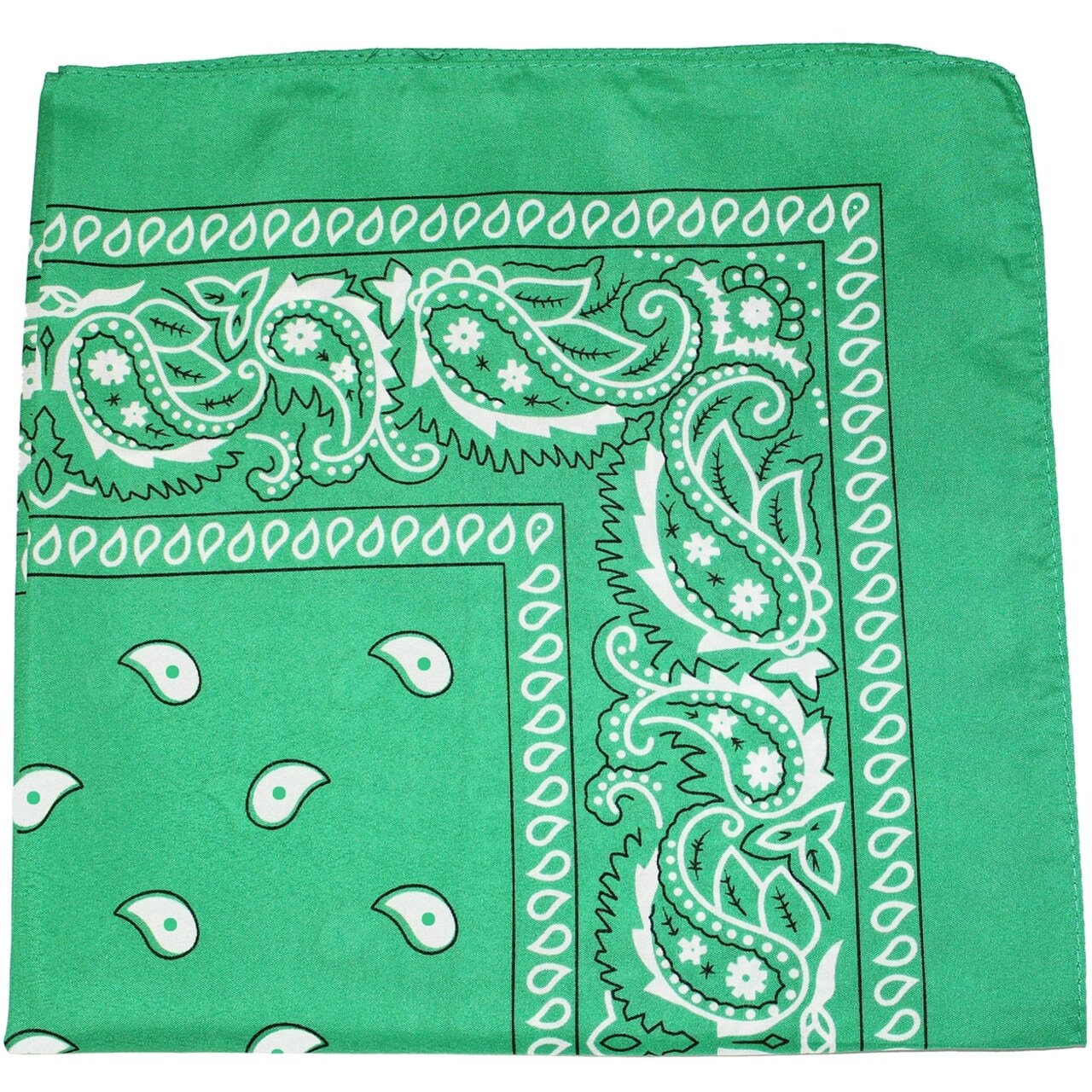 Pack Of 12 Cotton Paisley Bandanas 22 Inch Various Colors For Hair And Fashion